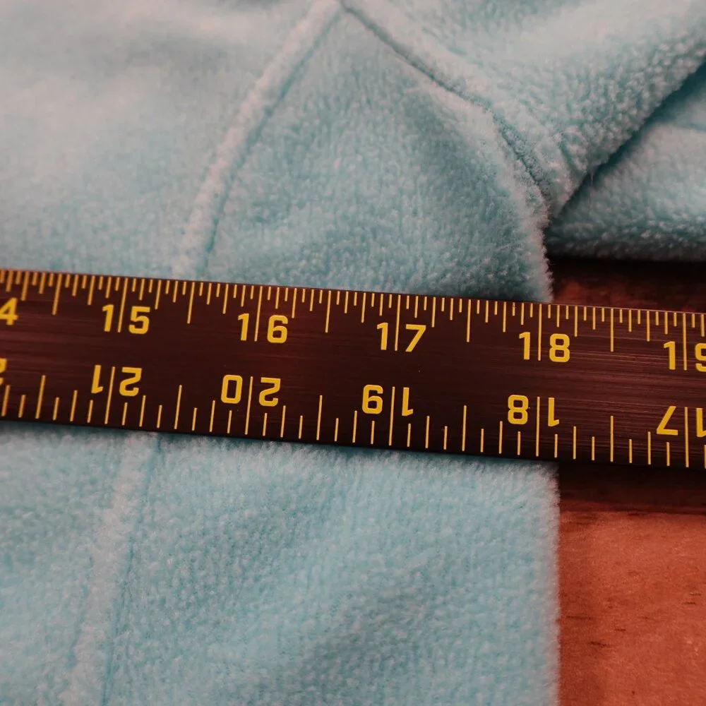 Columbia full zip fleece jacket girl's large baby blue‎